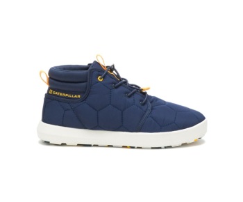 Caterpillar Skor Rea - CODE Scout Mid Sneakers Herr Blå XME-985042